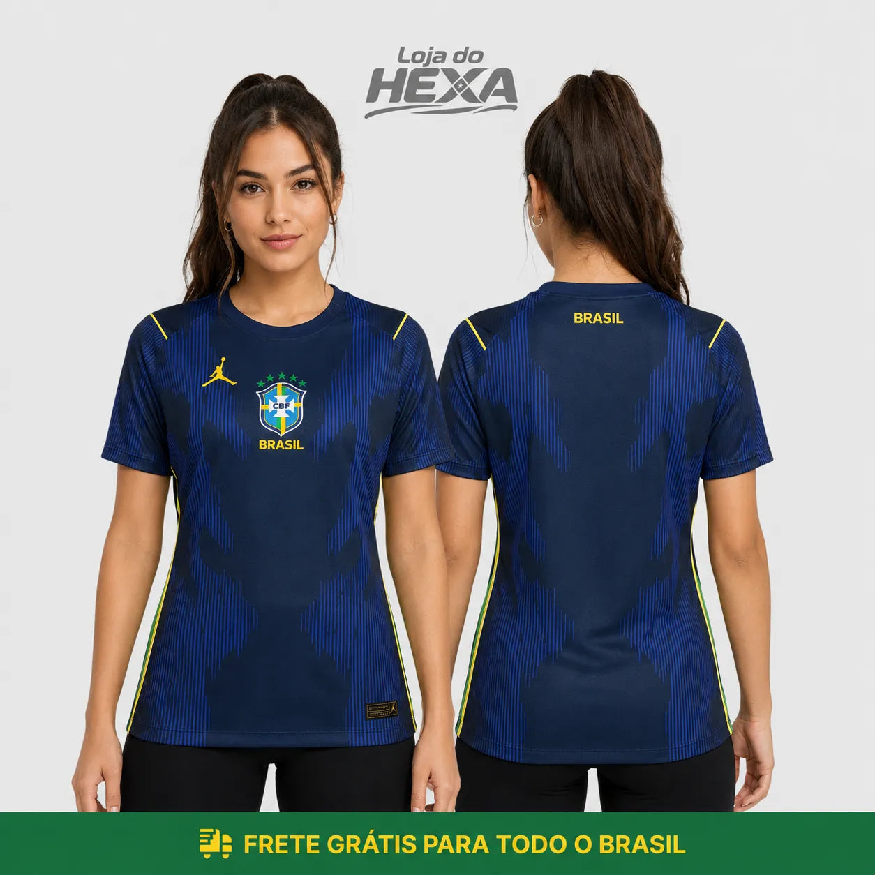 Camisa Brasil Premium 2026 — Edição Copa | Loja do Hexa