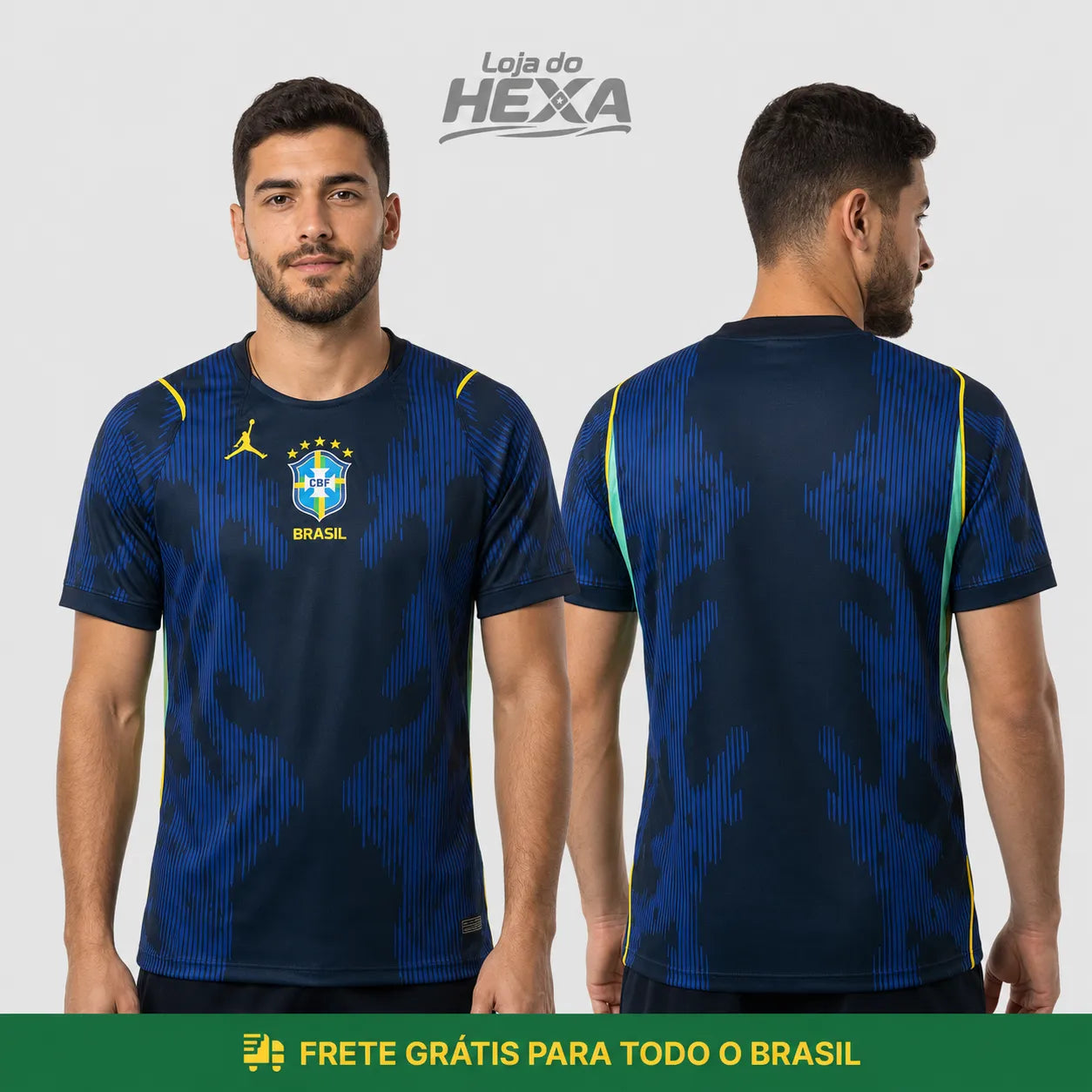 Camisa Brasil Premium 2026 — Edição Copa | Loja do Hexa