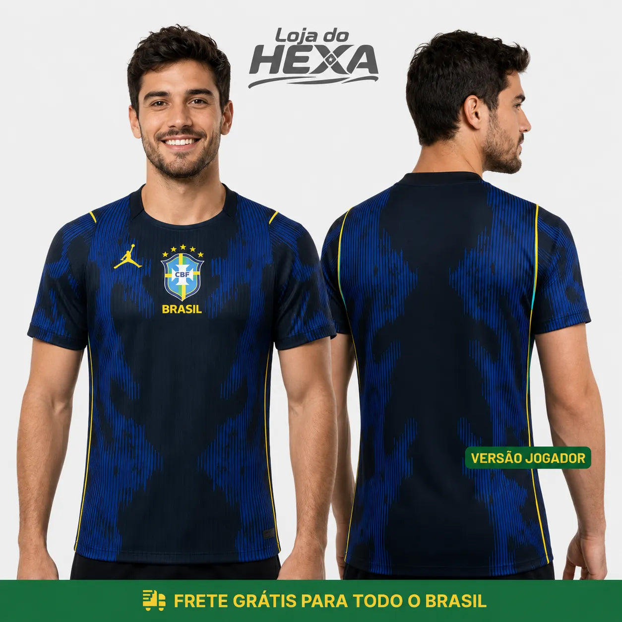 Camisa Brasil Premium 2026 — Edição Copa | Loja do Hexa