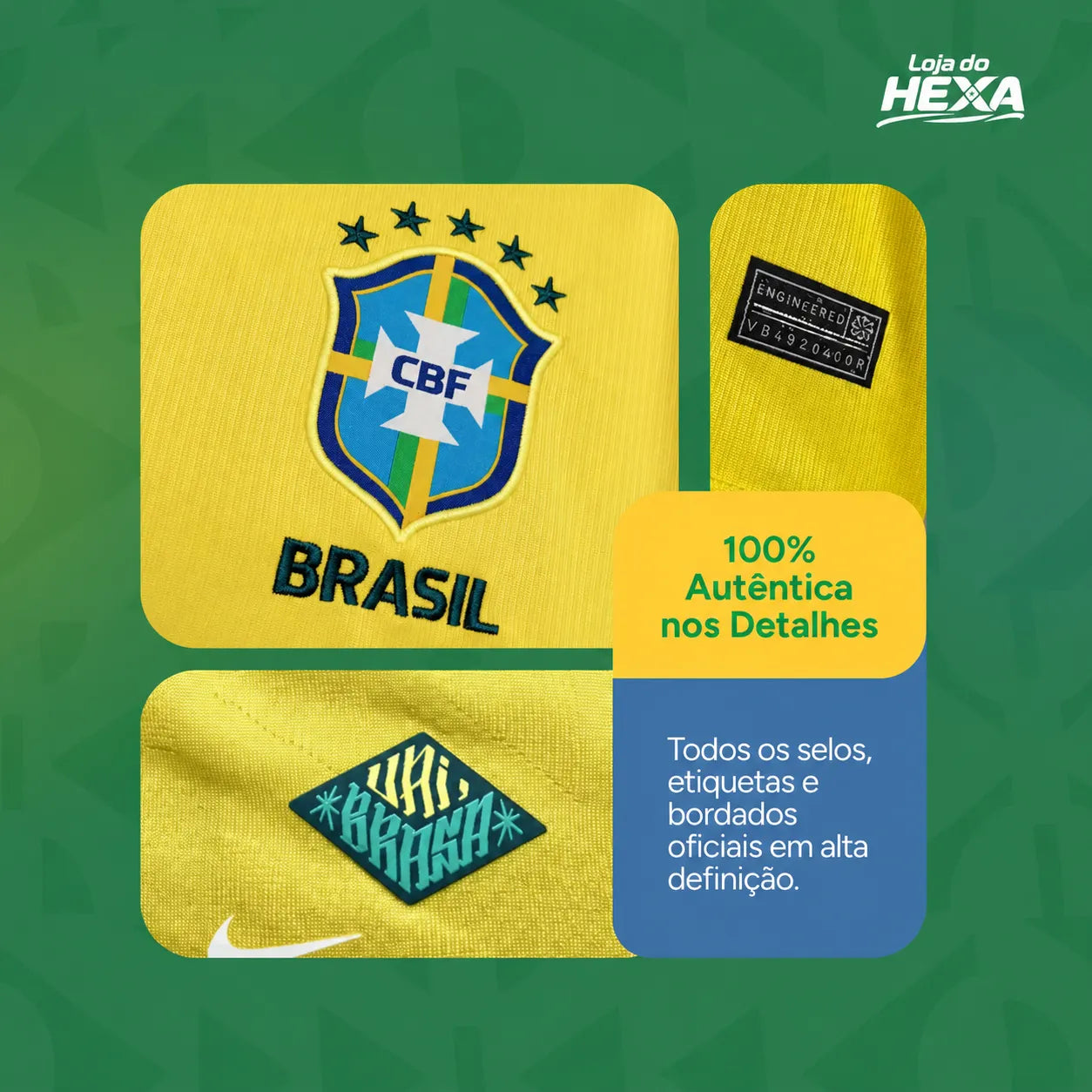 Camisa Canarinho 2026 vista 3