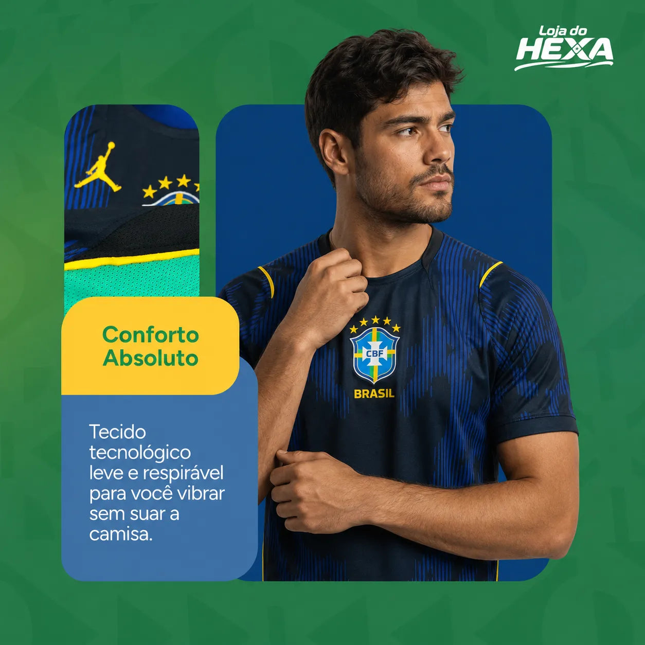 Camisa Canarinho 2026 vista 4