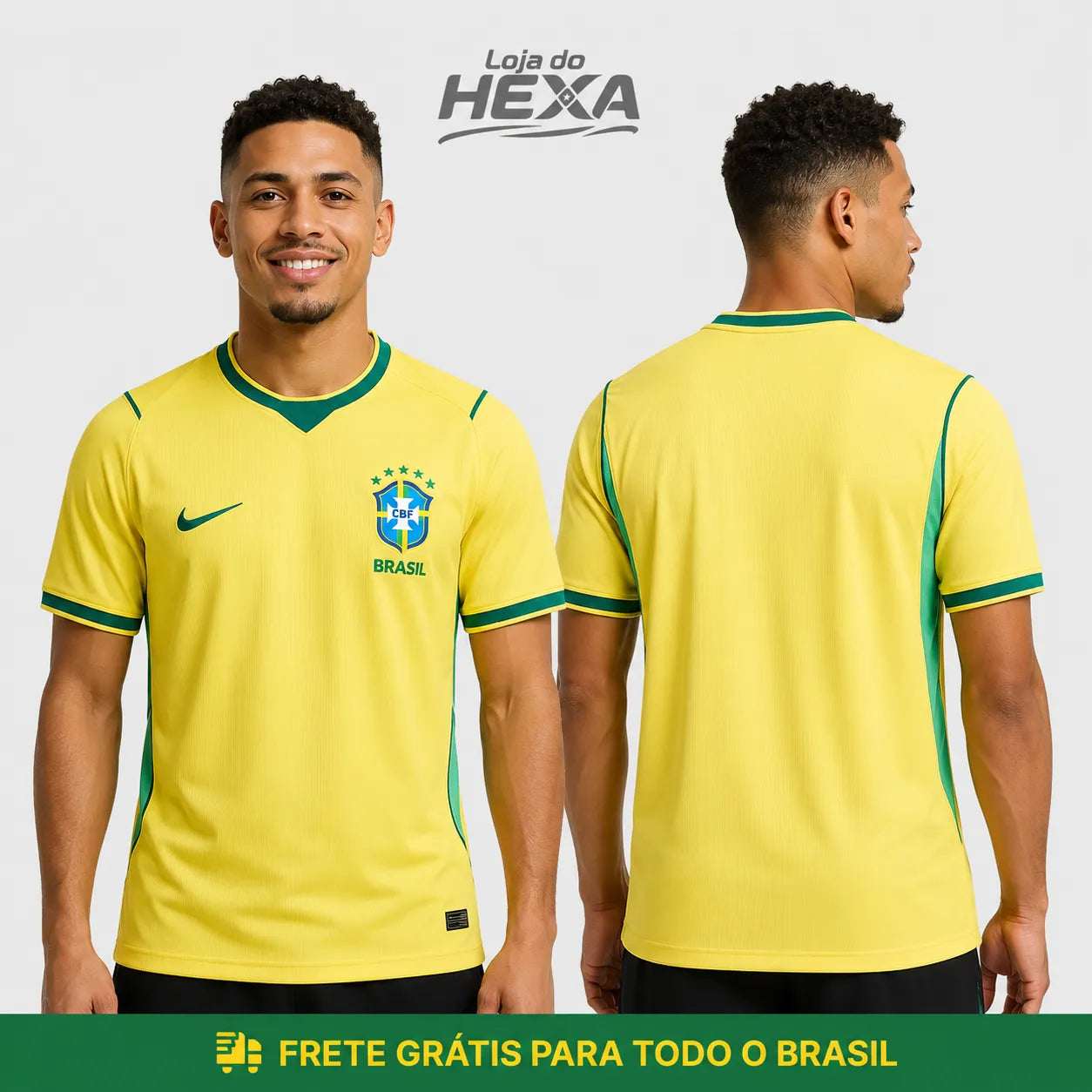 Camisa Brasil Premium 2026 — Edição Copa  | Loja do Hexa