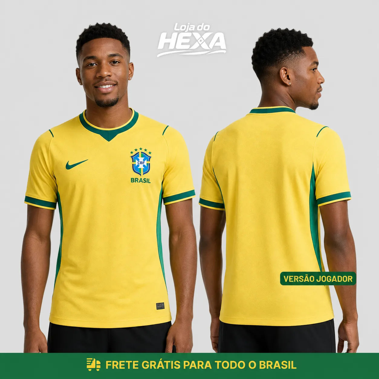 Camisa Brasil Premium 2026 — Edição Copa  | Loja do Hexa