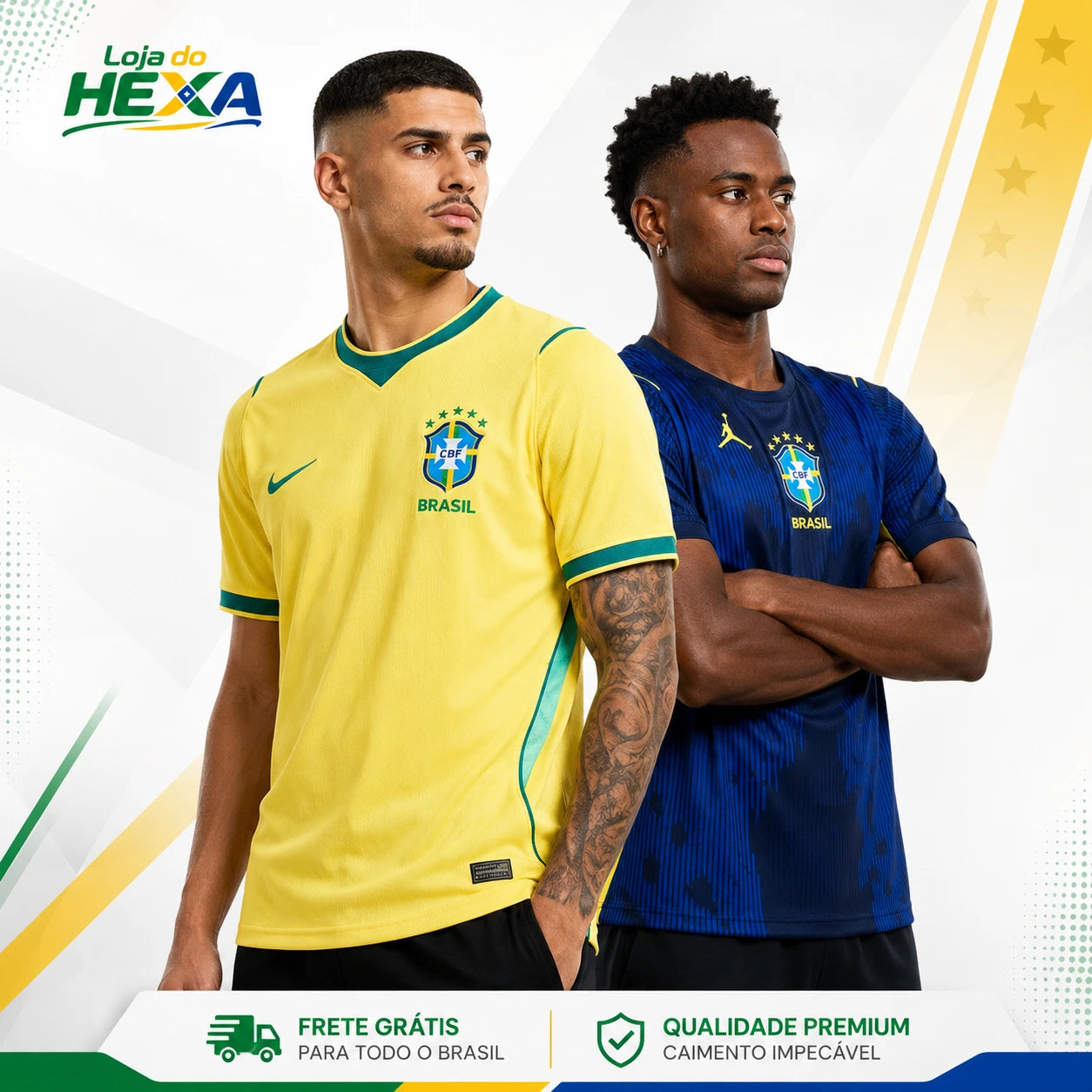 Camisa Brasil Premium 2026 — Edição Copa  | Loja do Hexa